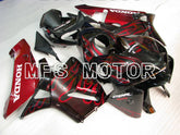 Honda CBR600RR 2005-2006 Injection ABS Fairing - Flame - Red Black - MFS2154 - Fairings Kit