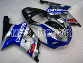 Suzuki GSXR750 2000-2003 Injection ABS Fairing - Factory Style - Black Blue Silver - MFS7010 - Fairings Kit