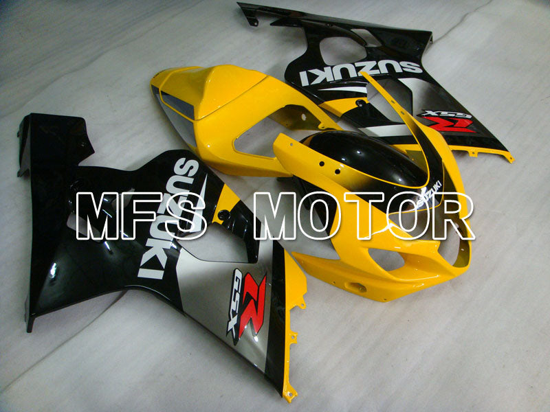 Suzuki GSXR600 GSXR750 2004-2005 Injection ABS Fairing - Factory Style - Black Yellow - MFS2263 - Fairings Kit