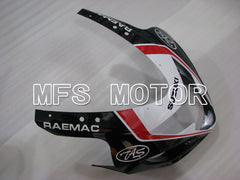 Suzuki GSXR600 GSXR750 2004-2005 Injection ABS Fairing - Beacon - Black White - MFS2301 - Fairings Kit