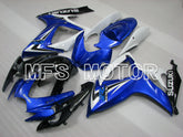 Suzuki GSXR600 GSXR750 2006-2007 Injection ABS Fairing - Factory Style - Blue White - MFS2378 - Fairings Kit