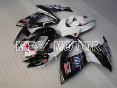 Suzuki GSXR600 GSXR750 2006-2007 Injection ABS Fairing - VIRU - Black White - MFS2420 - Fairings Kit