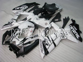 Suzuki GSXR600 GSXR750 2008-2010 Injection ABS Fairing - Corona - Black White - MFS2483 - Fairings Kit