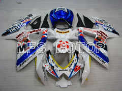 Suzuki GSXR600 GSXR750 2008-2010 Injection ABS Fairing - MOTUL - Blue White - MFS2487 - Fairings Kit