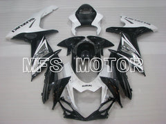 Suzuki GSXR600 GSXR750 2011-2024 Injection ABS Fairing - Factory Style - Black White - MFS2493 - Fairings Kit