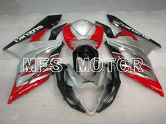 Suzuki GSXR1000 2005-2006 Injection ABS Fairing - Factory Style - Red Silver - MFS2656 - Fairings Kit