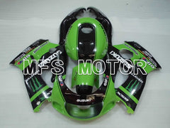 Suzuki GSXR600 1997-2000 ABS Fairing - Monster - Black Green - MFS2561 - Fairings Kit