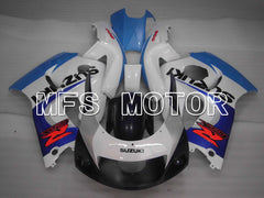 Suzuki GSXR750 1996-1999 ABS Fairing - Factory Style - Blue White - MFS6887 - Fairings Kit
