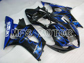 Suzuki GSXR1000 2003-2004 Injection ABS Fairing - Flame - Black Blue - MFS2579 - Fairings Kit