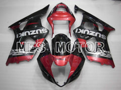 Suzuki GSXR1000 2003-2004 Injection ABS Fairing - Factory Style - Black Red - MFS2586 - Fairings Kit