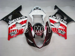Suzuki GSXR1000 2003-2004 Injection ABS Fairing - Factory Style - Black Red White - MFS2600 - Fairings Kit