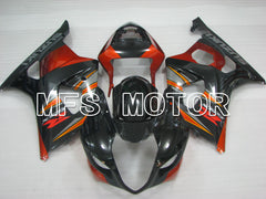 Suzuki GSXR1000 2003-2004 Injection ABS Fairing - Factory Style - Black Orange - MFS2611 - Fairings Kit
