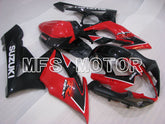 Suzuki GSXR1000 2005-2006 Injection ABS Fairing - Factory Style - Black Red - MFS2635 - Fairings Kit