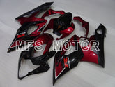 Suzuki GSXR1000 2005-2006 Injection ABS Fairing - Factory Style - Black Red - MFS2661 - Fairings Kit