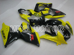 Suzuki GSXR1000 2009-2016 Injection ABS Fairing - Factory Style - Black Yellow - MFS2725 - Fairings Kit