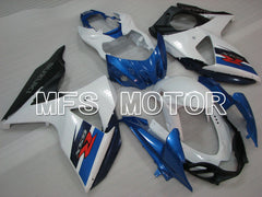 Suzuki GSXR1000 2009-2016 Injection ABS Fairing - Factory Style - White Blue - MFS2726 - Fairings Kit