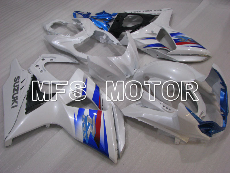Suzuki GSXR1000 2009-2016 Injection ABS Fairing - Factory Style - White Blue - MFS2734 - Fairings Kit