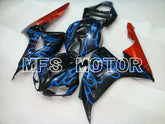 Honda CBR1000RR 2006-2007 Injection ABS Fairing - Flame - Black Blue - MFS2884 - Fairings Kit