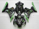 Honda CBR1000RR 2006-2007 Injection ABS Fairing - BACARDI - Black Green - MFS2908 - Fairings Kit