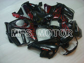 Honda CBR600 F3 1995-1996 Injection ABS Fairing - Flame - Black Red - MFS3036 - Fairings Kit