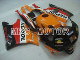 Honda CBR600 F2 1991-1994 ABS Fairing - Repsol - Black Orange Red - MFS3098 - Fairings Kit