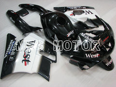Honda CBR600 F2 1991-1994 ABS Fairing - West - Black White - MFS3109 - Fairings Kit