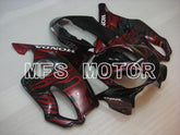 Honda CBR600 F4i 2004-2007 Injection ABS Fairing - Flame - Black Red - MFS3197 - Fairings Kit