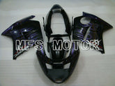 Honda CBR1100XX 1996-2007 Injection ABS Fairing - Flame - Black Purple - MFS3246 - Fairings Kit