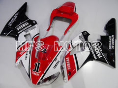 Yamaha YZF-R1 2000-2001 Injection ABS Fairing - Factory Style - Black Red White - MFS3281 - Fairings Kit