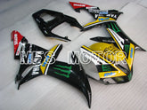 Yamaha YZF-R1 2002-2003 Injection ABS Fairing - Monster - Black Yellow - MFS3299 - Fairings Kit