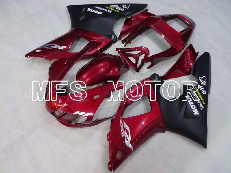 Yamaha YZF-R1 1998-1999 Injection ABS Fairing - Factory Style - Black Red wine color - MFS3394 - Fairings Kit