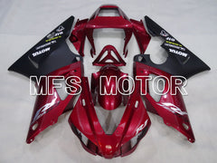 Yamaha YZF-R1 1998-1999 Injection ABS Fairing - Factory Style - Black Red wine color - MFS3394 - Fairings Kit