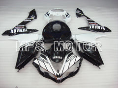 Yamaha YZF-R1 2007-2008 Injection ABS Fairing - Factory Style - Black White - MFS3472 - Fairings Kit