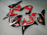 Yamaha YZF-R6 2003-2004 Injection ABS Fairing - Santander - Red Black - MFS3522 - Fairings Kit