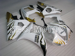 Yamaha YZF-R6 2003-2004 Injection ABS Fairing - Flame - White Gold - MFS3590 - Fairings Kit
