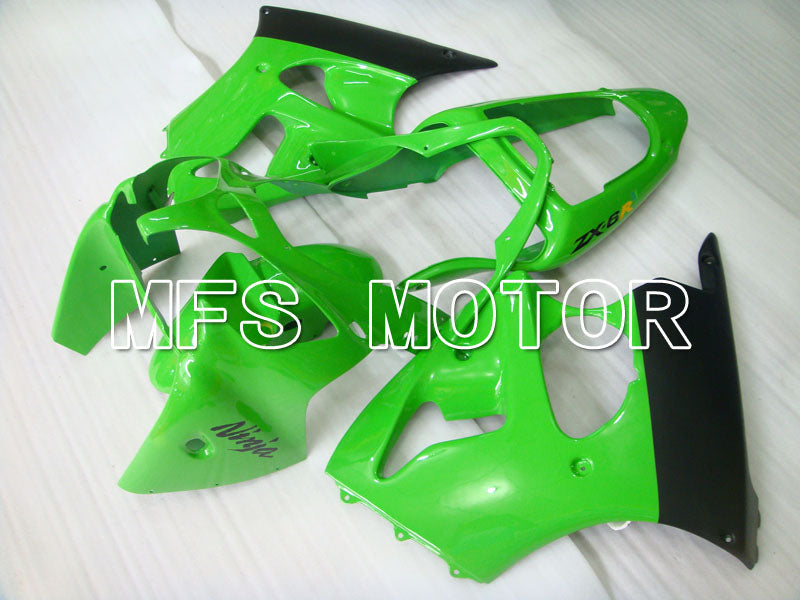 Kawasaki NINJA ZX6R 2000-2002 Injection ABS Fairing - Factory Style - Green - MFS3613 - Fairings Kit