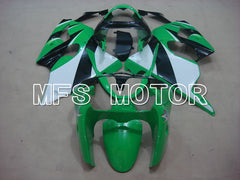 Kawasaki NINJA ZX6R 2000-2002 Injection ABS Fairing - Factory Style - Black Green White - MFS3618 - Fairings Kit