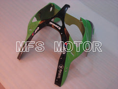 Kawasaki NINJA ZX6R 2000-2002 Injection ABS Fairing - Monster - Black Green - MFS3644 - Fairings Kit
