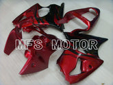 Kawasaki NINJA ZX6R 2000-2002 Injection ABS Fairing - Factory Style - Black Red - MFS3687 - Fairings Kit