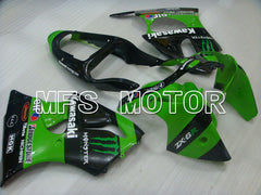 Kawasaki NINJA ZX6R 2000-2002 Injection ABS Fairing - Monster - Black Green - MFS3688 - Fairings Kit