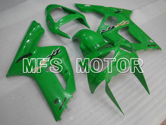 Kawasaki NINJA ZX6R 2003-2004 Injection ABS Fairing - Factory Style - Green - MFS3694 - Fairings Kit