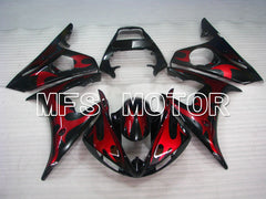 Yamaha YZF-R6 2005 Injection ABS Fairing - Factory Style - Red Black - MFS3731 - Fairings Kit