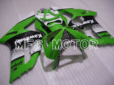 Kawasaki NINJA ZX6R 2003-2004 Injection ABS Fairing - Factory Style - Black Green - MFS3705 - Fairings Kit