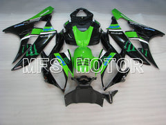 Yamaha YZF-R6 2006-2007 Injection ABS Fairing - Monster - Green Black - MFS3740 - Fairings Kit