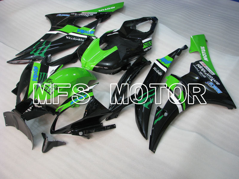 Yamaha YZF-R6 2006-2007 Injection ABS Fairing - Monster - Green Black - MFS3740 - Fairings Kit
