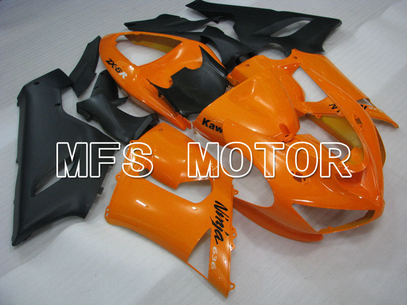 Kawasaki NINJA ZX6R 2005-2006 Injection ABS Fairing - Factory Style - Orange - MFS3763 - Fairings Kit