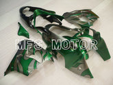 Kawasaki NINJA ZX9R 2000-2001 ABS Fairing - Flame - Green Silver - MFS3854 - Fairings Kit