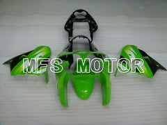 Kawasaki NINJA ZX9R 2000-2001 ABS Fairing - Factory Style - Black Green - MFS3861 - Fairings Kit