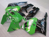Kawasaki NINJA ZX9R 1994-1997 ABS Fairing - Factory Style - Black Green - MFS3888 - Fairings Kit
