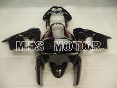 Kawasaki NINJA ZX9R 1998-1999 ABS Fairing - Flame - Red Black - MFS3932 - Fairings Kit